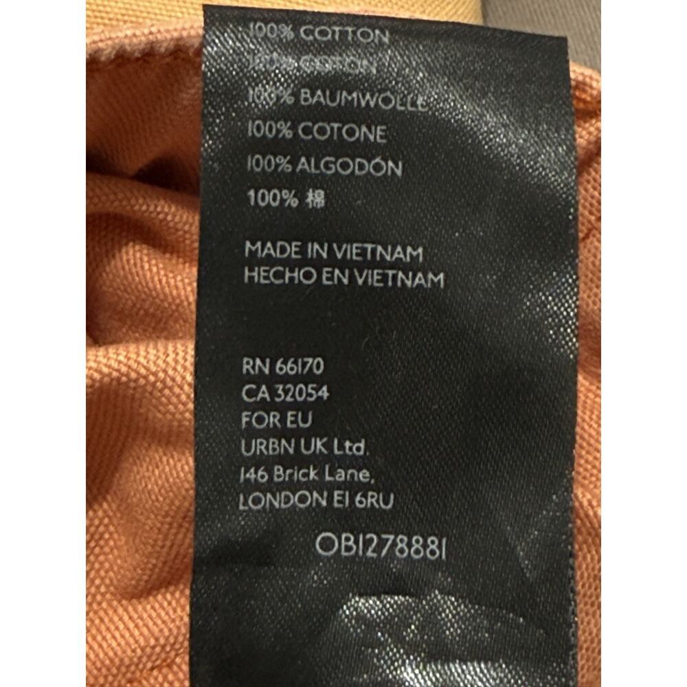 BDG Urban Outfitters Shorts Women's Small Orange Relaxed Cut-Off Cotton Festival - Picture 8 of 12